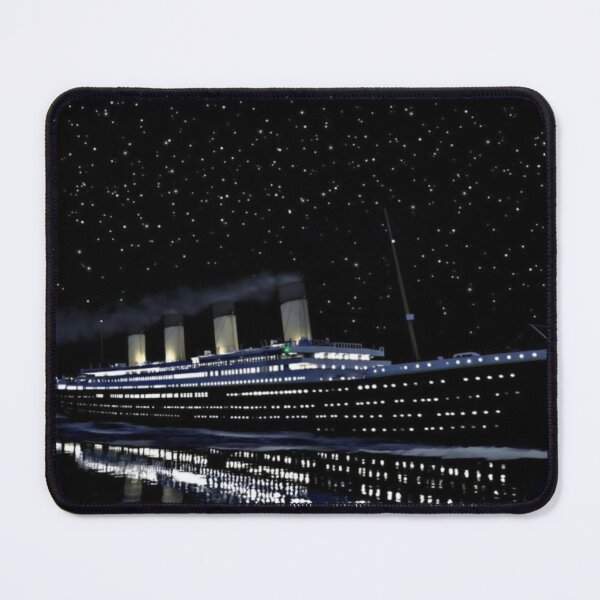Item preview, Drawing of Titanic Gliding Under Starry Night designed and sold by NivyasArtistry.