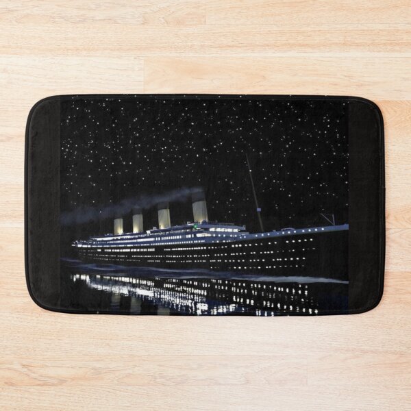 Item preview, Drawing of Titanic Gliding  Under Starry Night  designed and sold by NivyasArtistry.