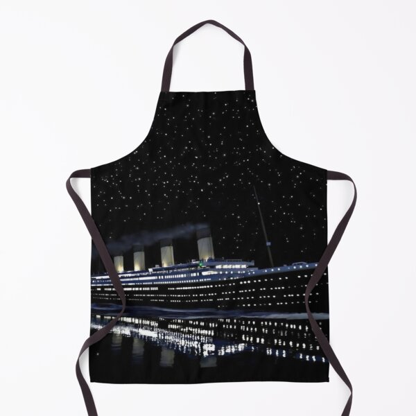 Item preview, Drawing of Titanic Gliding Under Starry Night designed and sold by NivyasArtistry.