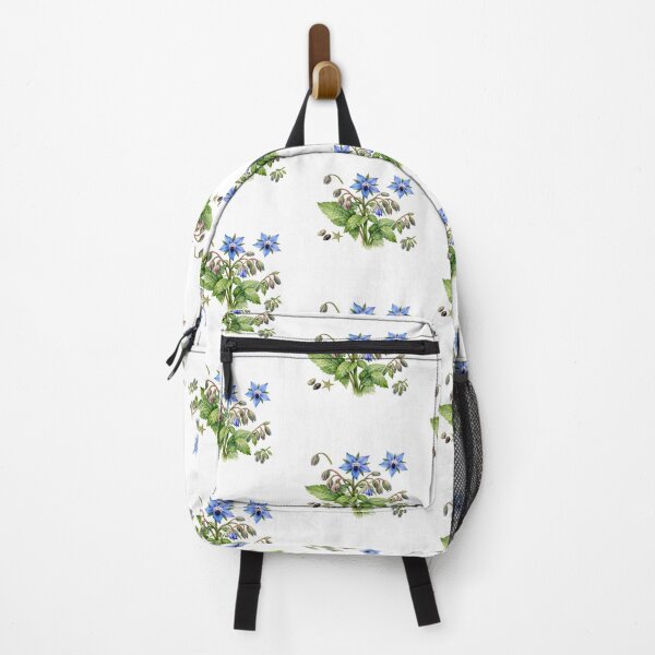 Item preview, Watercolor Borage Herb Flowers and Leaves designed and sold by silviaol.