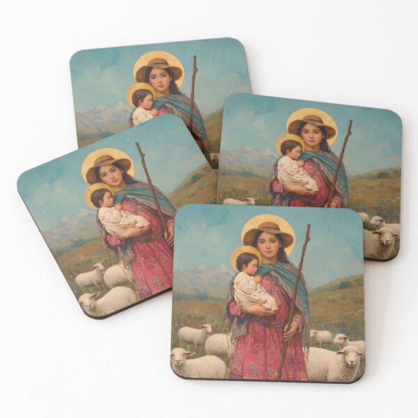 Item preview, Divina Pastora (Divine Shepherdess) designed and sold by SanctifiedSouls.