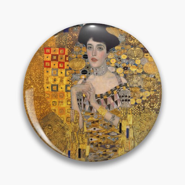 Item preview, Adele Bloch Bauer by Gustav Klimt: Golden Vienna Secession Portrait Poster designed and sold by artofuniverse.