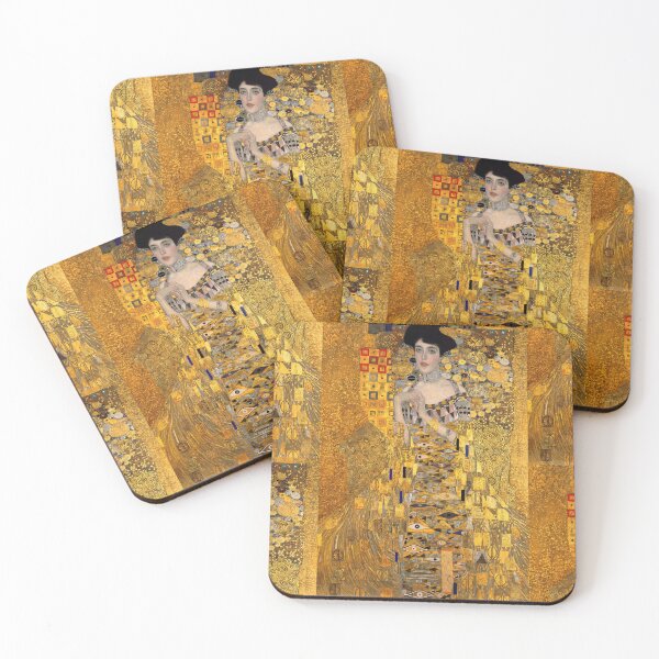 Item preview, Adele Bloch Bauer by Gustav Klimt: Golden Vienna Secession Portrait Poster designed and sold by artofuniverse.