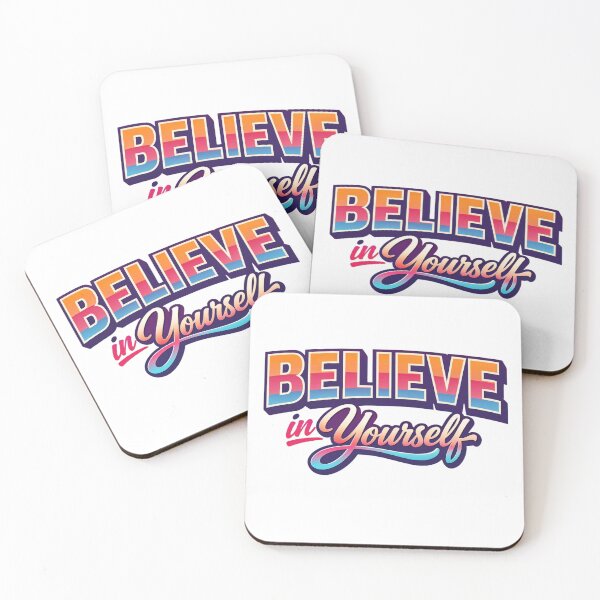 Item preview, Believe in Yourself Motivational Quote Design designed and sold by quietvisualsco.