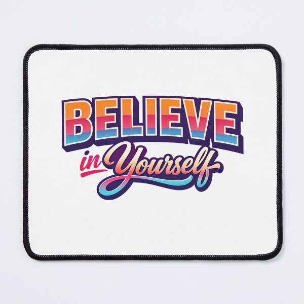 Item preview, Believe in Yourself Motivational Quote Design designed and sold by quietvisualsco.