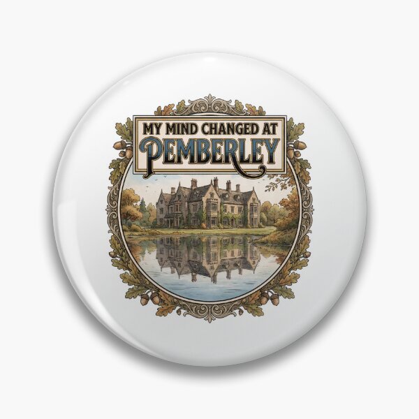Artikelvorschau, Meine Meinung änderte sich bei Pemberley Vintage Acorn Badge entworfen und verkauft von Fenay Designs.