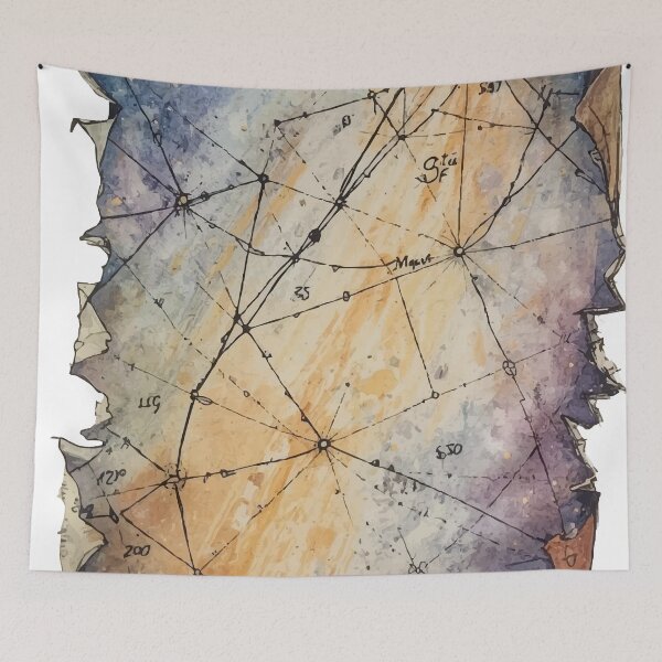 Item preview, Star Map C designed and sold by AbstractAnom.