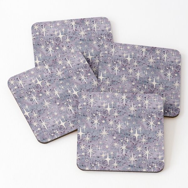 Item preview, Twinkle Pattern Blue Purple Background (Watercolor and Salt) designed and sold by andrebalest.art.