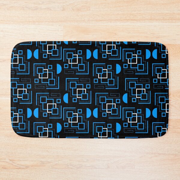 Item preview, Cyber Schematic - Blue Neon Circuit Wireframe designed and sold by The Nomadic Designs.