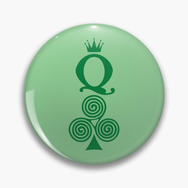 Item preview, Irish Queen of Clubs designed and sold by ketrena.