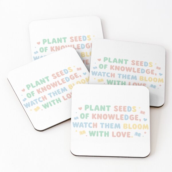 Item preview,  Childhood Educator Quote – Plant Seeds of Knowledge, Watch Them Bloom with Love designed and sold by KivaroArt.