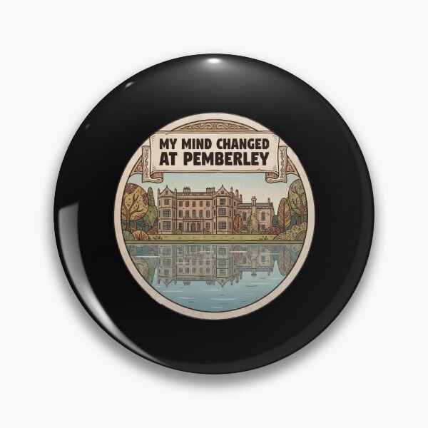 Item preview, My Mind Changed At Pemberley Retro Illustration Art designed and sold by Fenay Designs.