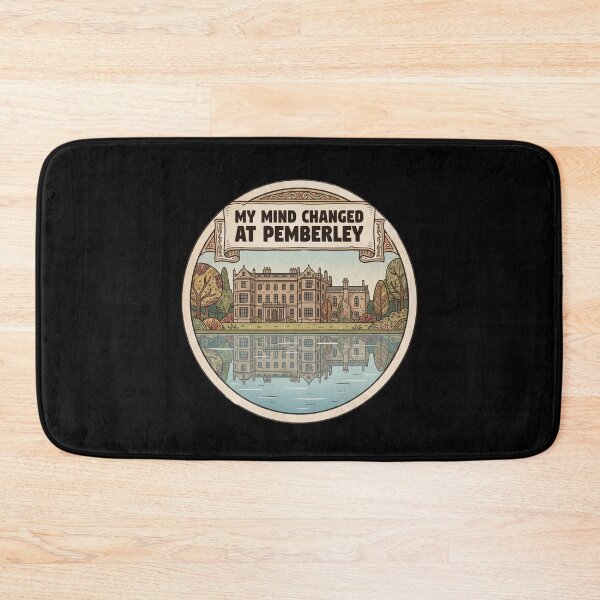 Item preview, My Mind Changed At Pemberley Retro Illustration Art designed and sold by Fenay Designs.