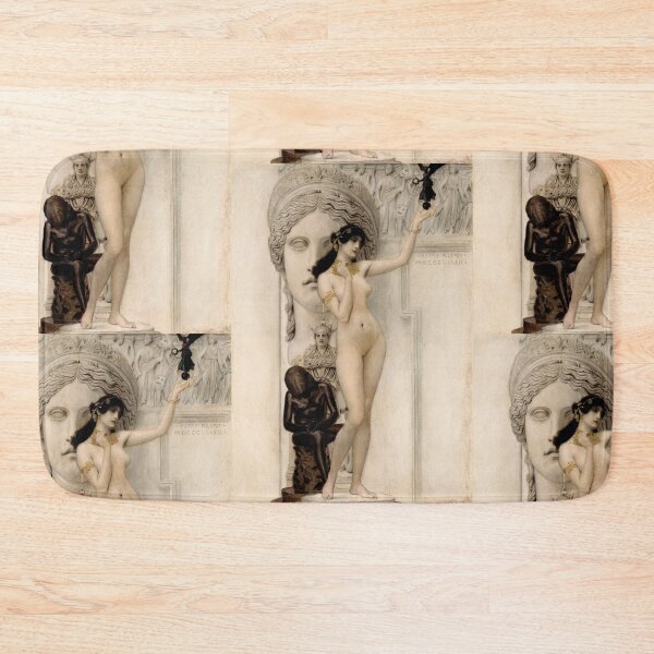 Item preview, Allegory of Sculpture by Gustav Klimt: Vienna Secession Fine Art Poster designed and sold by artofuniverse.