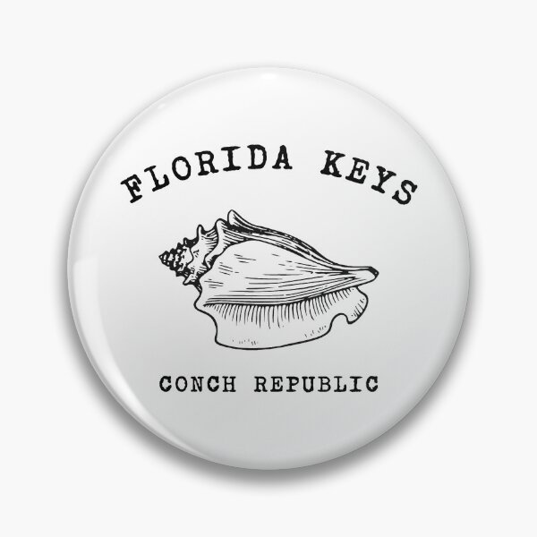Item preview, Florida Keys - Conch Republic (with Black Lettering) designed and sold by VelvetRoom.