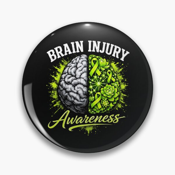 Item preview, TBI Brain Injury Awareness Survivor Warrior designed and sold by clothesy7.