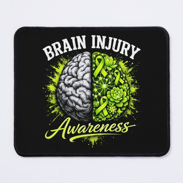 Item preview, TBI Brain Injury Awareness Survivor Warrior designed and sold by clothesy7.