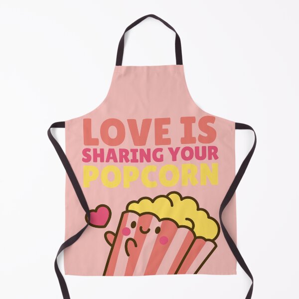 Item preview, Kawaii Funny Valentine Love Is Sharing Your Popcorn designed and sold by legendaryskins.