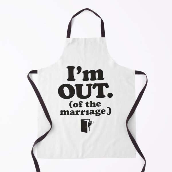 Item preview, Divorce Humor I'm Out of the Marriage Design designed and sold by Ladidia.