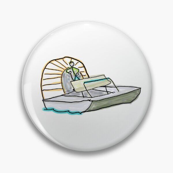Item preview, Airboat Stickman designed and sold by Mark-Ewbie.