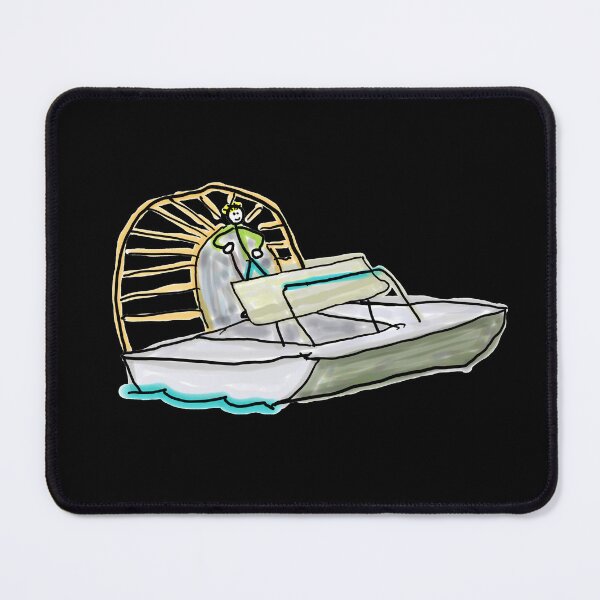 Item preview, Airboat Stickman designed and sold by Mark-Ewbie.