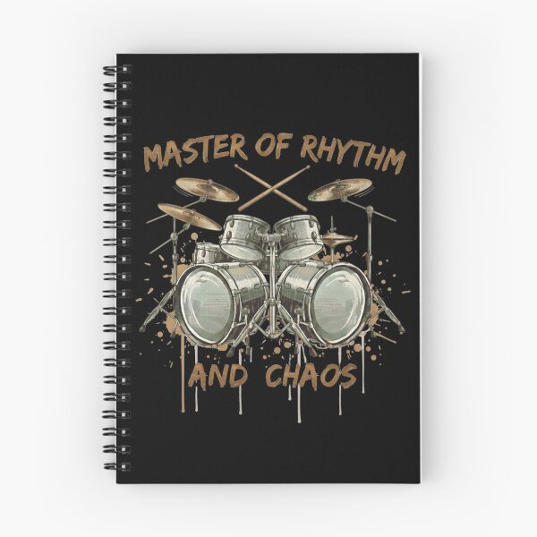 Item preview, Master of Rhythm and Chaos Vintage Drummer Drum Kit Design designed and sold by Rhythm Thru Art .