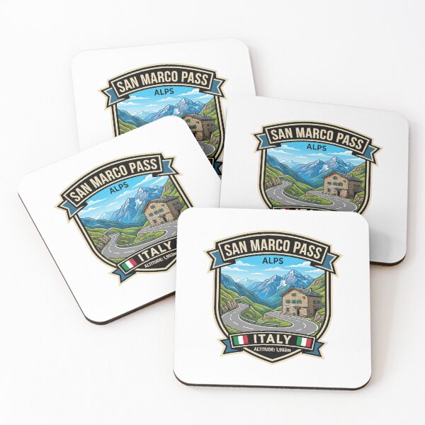 Item preview, San Marco Pass – Passo San Marco – Alpine Motorcycle Travel Artwork designed and sold by enzoade.