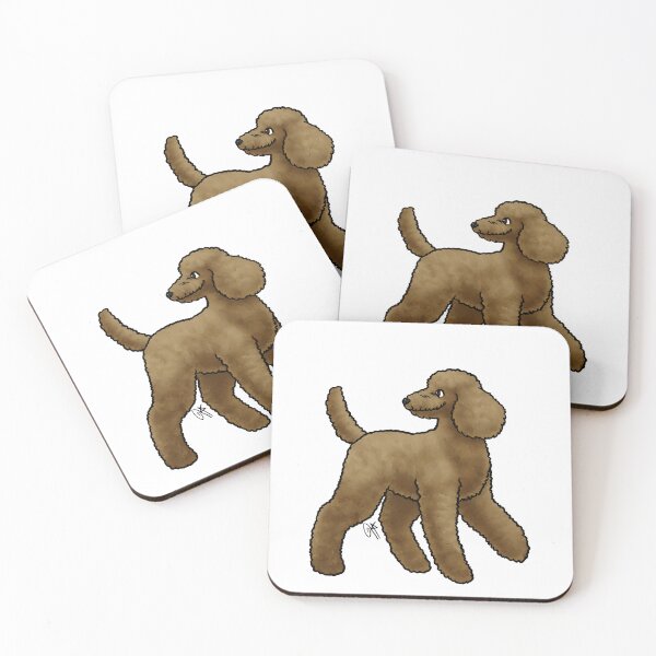 Item preview, Dog - Miniature Poodle - Puppy Chocolate designed and sold by Jennifer Stolzer.