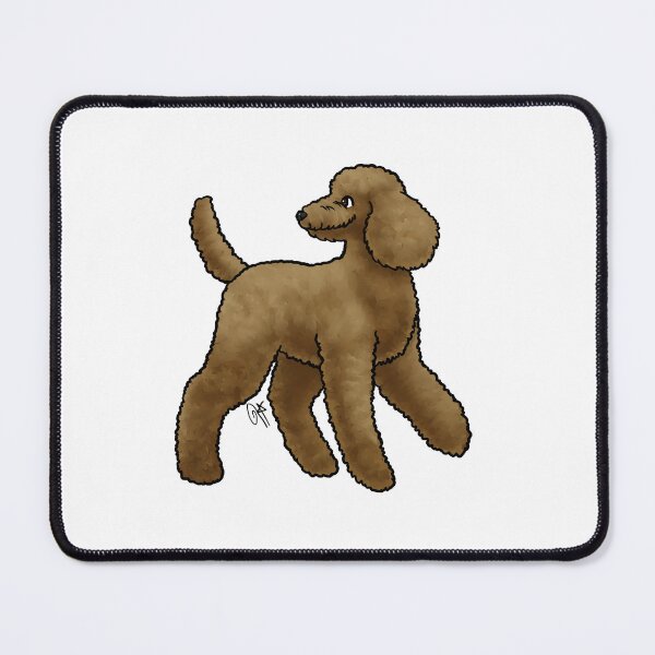 Item preview, Dog - Miniature Poodle - Puppy Chocolate designed and sold by Jennifer Stolzer.