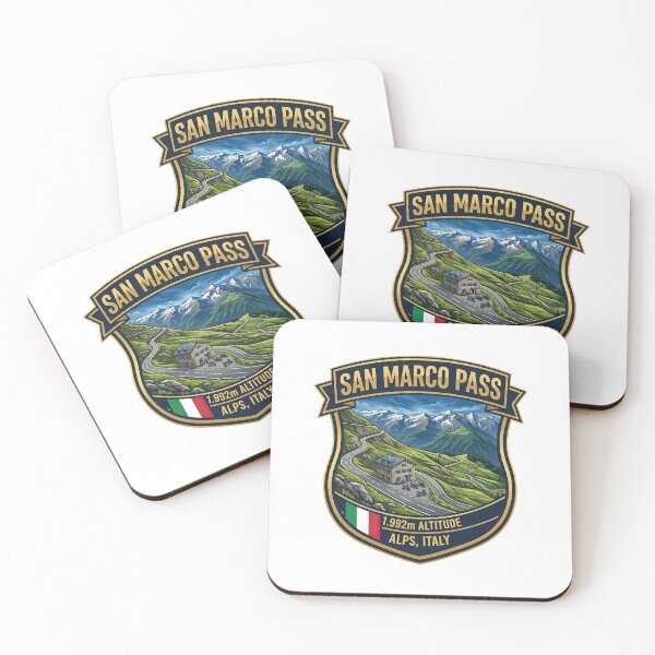 Item preview, San Marco Pass – Passo San Marco – Iconic Italian Mountain Road designed and sold by enzoade.