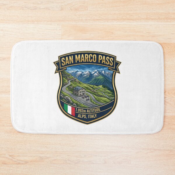 Item preview, San Marco Pass – Passo San Marco – Iconic Italian Mountain Road designed and sold by enzoade.