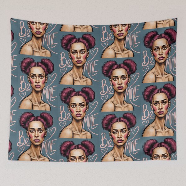 Item preview, Space Bun Soul: Magenta Dreams & Heartbreaks designed and sold by CanvasCarousel.