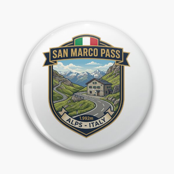 Item preview, San Marco Pass – Passo San Marco – Scenic Alpine Motorcycle Route designed and sold by enzoade.