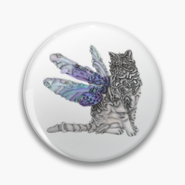 Item preview, Cat with wings designed and sold by liquid-print.
