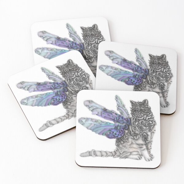 Item preview, Cat with wings designed and sold by liquid-print.