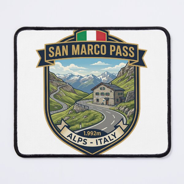 Item preview, San Marco Pass – Passo San Marco – Scenic Alpine Motorcycle Route designed and sold by enzoade.