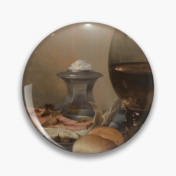 Item preview, Moody Wine & Bread Still Life Painting: Kitchen Art Print designed and sold by SavageVision.