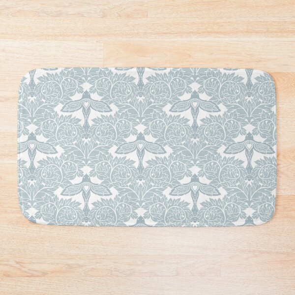 Item preview, Arts and Crafts Acanthus Damask with Dove - Calming Blue designed and sold by dreamprint.