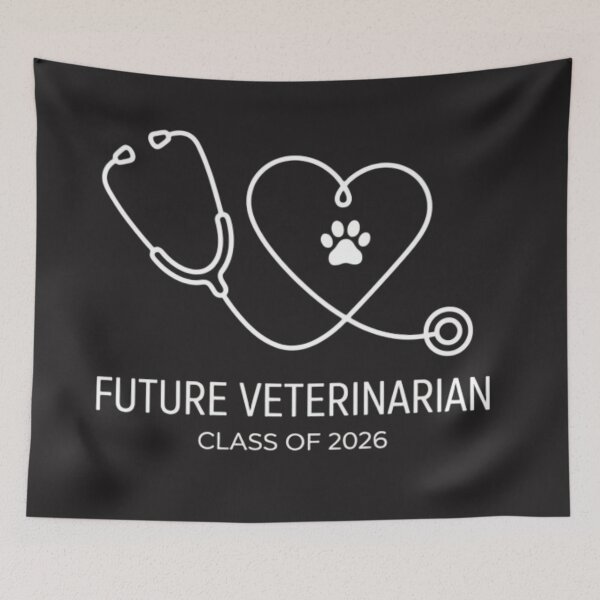 Item preview, Future Veterinarian Class of 2026 Shirt, Vet Med Student Gift, DVM Grad Tee, Animal Doctor Graduation, Stethoscope Paw Print designed and sold by Zion by Carvalho.