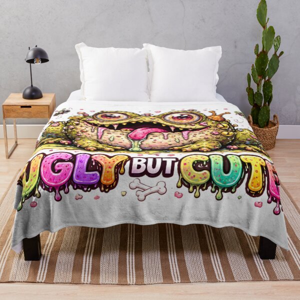 Item preview, Ugly But Cute – Cute Gross Frog Monster Art designed and sold by MaBakerArt.
