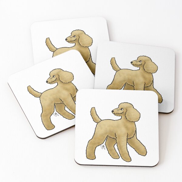 Item preview, Dog - Miniature Poodle - Puppy Apricot designed and sold by Jennifer Stolzer.