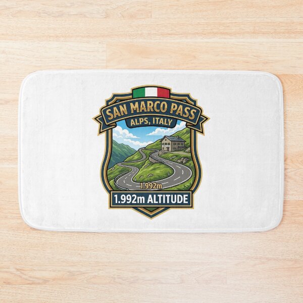 Item preview, San Marco Pass – Passo San Marco – High Mountain Motorcycle Pass designed and sold by enzoade.
