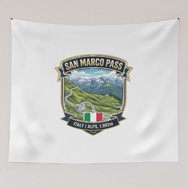 Item preview, San Marco Pass – Passo San Marco – Legendary Alpine Biker Route designed and sold by enzoade.