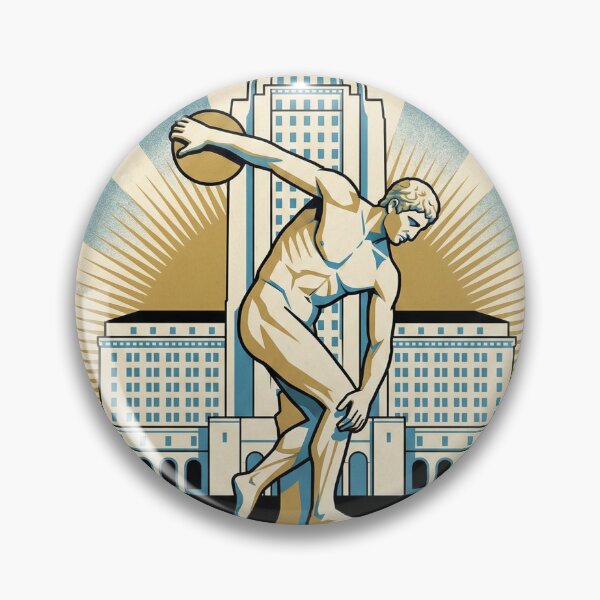 Item preview, 1932 Los Angeles Olympics - Vintage Art Deco Poster designed and sold by Cozy-Old-Pub.