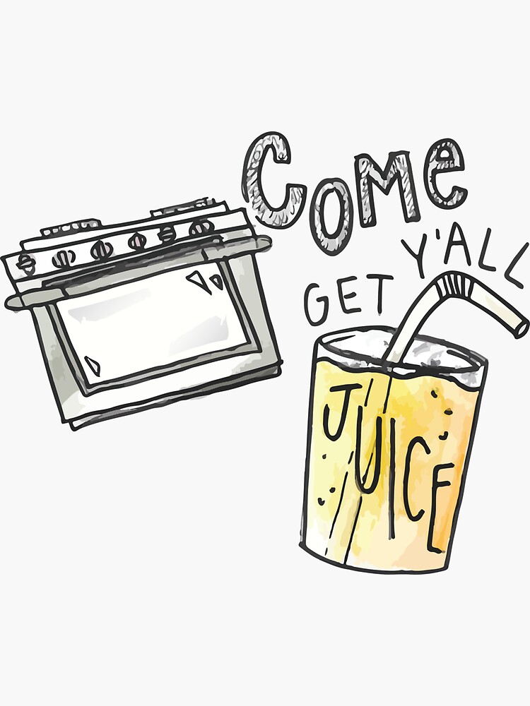 Get Y'all Juice Vine" Sticker for Sale by cpickoski Redbubble