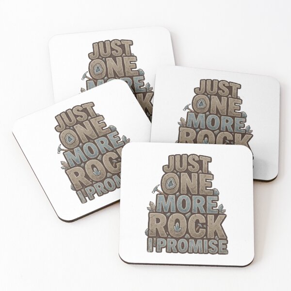 Item preview, Just One More Rock Typography designed and sold by SignumShop.