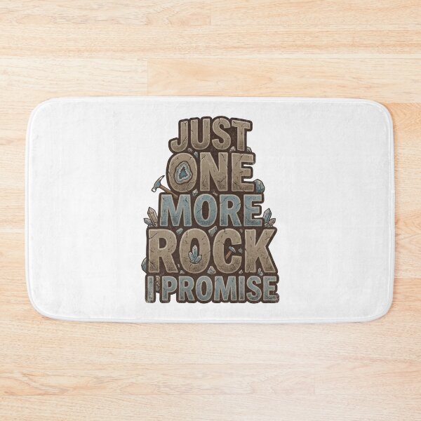 Item preview, Just One More Rock Typography designed and sold by SignumShop.