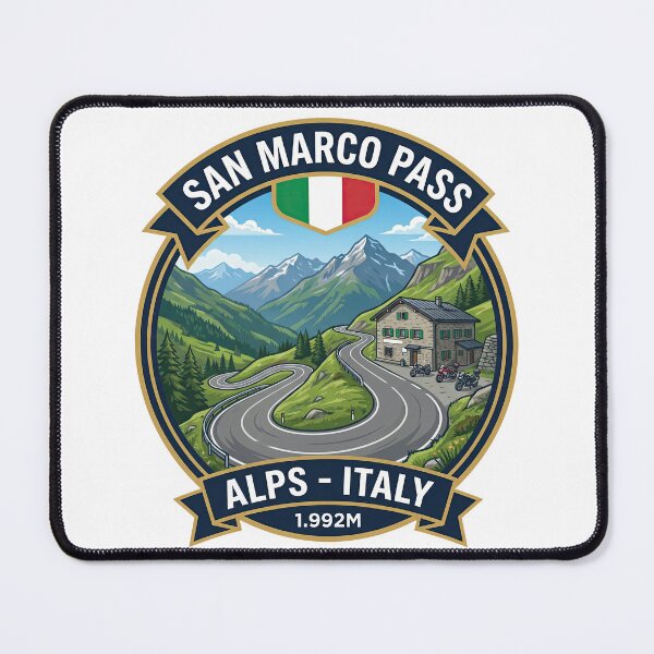 Item preview, San Marco Pass – Passo San Marco – Italian Alps Motorcycle Road designed and sold by enzoade.
