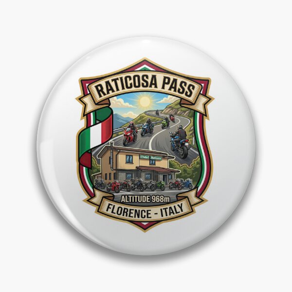Item preview, Raticosa Pass – Passo della Raticosa – Iconic Apennines Biker Pass designed and sold by enzoade.