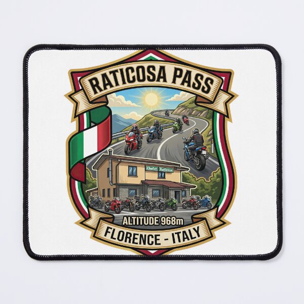 Item preview, Raticosa Pass – Passo della Raticosa – Iconic Apennines Biker Pass designed and sold by enzoade.